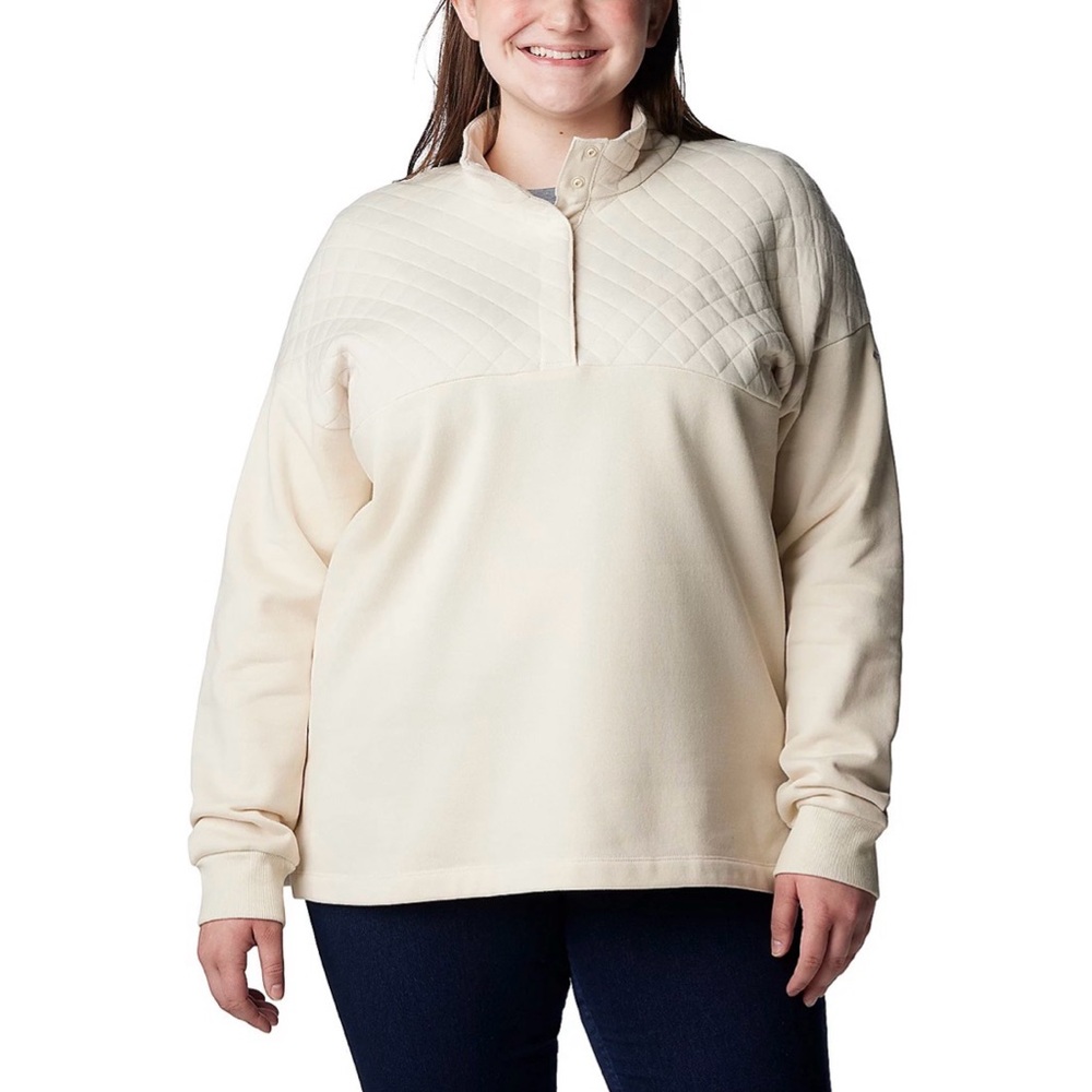 Columbia Sportwear 1/4 Zip Hart Mountain Pullover Quilted Jacket